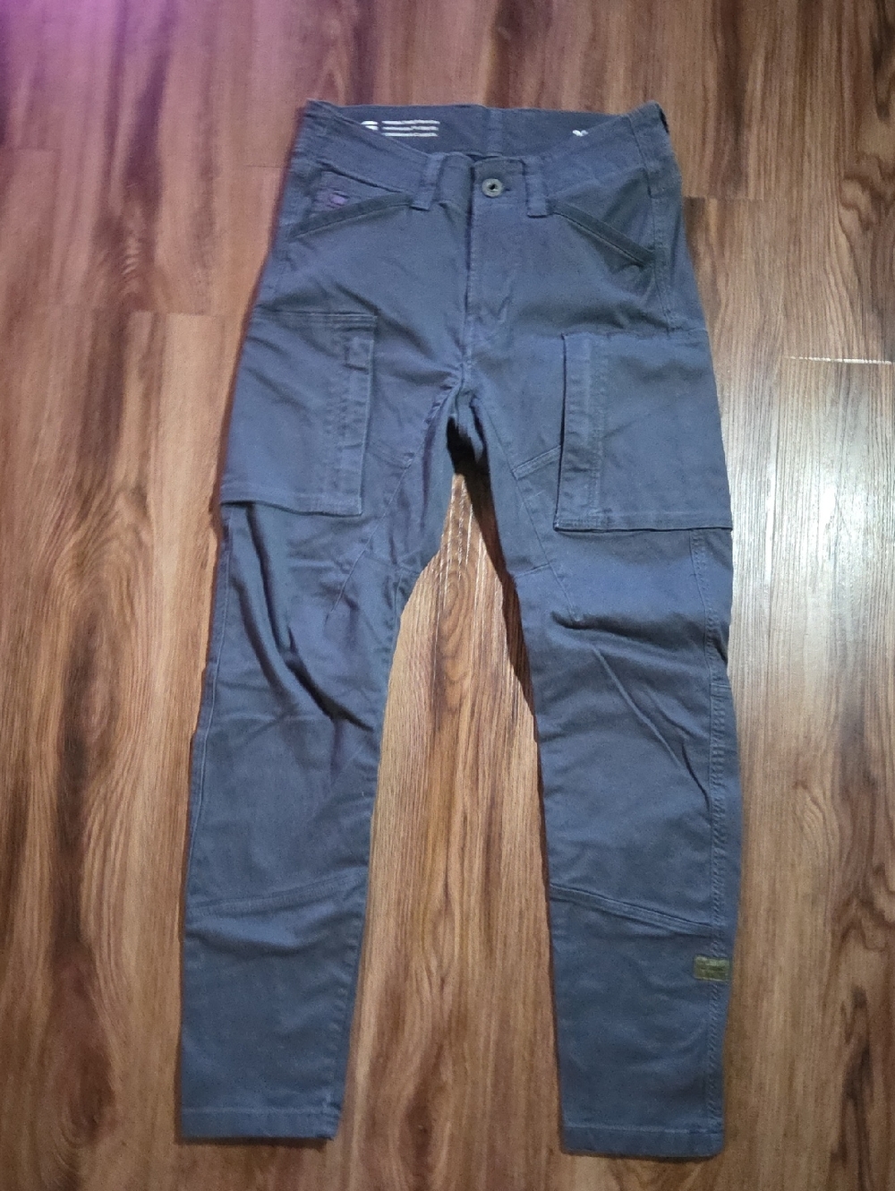 G-Star Slim Cargo Pants in Dark Blue Size 29 X 32